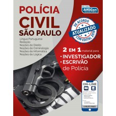 Polícia Civil de São Paulo - PC SP - 2 em 1 - investigador e escrivão de polícia Polícia Civil de São Paulo - PC SP - 2 em 1 - investigador e escrivão de polícia