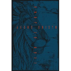 Bíblia nvt letra normal - leão de judá (azul)