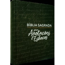 Bíblia sagrada nova versão transformadora: para anotações e esboços - preta