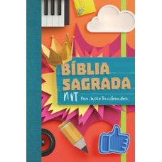 Bíblia nvt letra normal - colagem