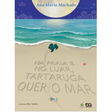 Na praia e no luar, tartaruga quer o mar