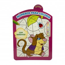 Números Para Colorir - Nível 3 - Com Adesivos! Números Para Colorir - Nível 3 - Com Adesivos!