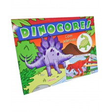 Dinocores com adesivos - tiranossauro Rex Dinocores com adesivos - tiranossauro Rex