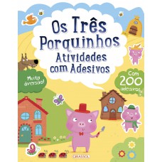 Atividades com adesivos - Os Três Porquinhos Atividades com adesivos - Os Três Porquinhos