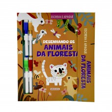 Escreva e Apague: Desenhando os Animais da Floresta Escreva e Apague: Desenhando os Animais da Floresta