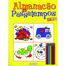 Almanacão de passatempo com lápis de cor Almanacão de passatempo com lápis de cor