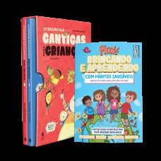 Kit Box Tesouro das Cantigas + Brincando e aprendendo com hábitos saudáveis
