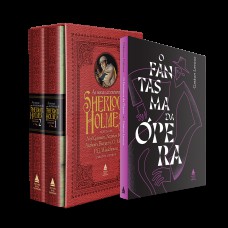 Kit Box Novas Aventuras de Sherlock + O Fantasma da Ópera