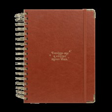 Meu plano perfeito, capa couro, clássica | Planner 2025