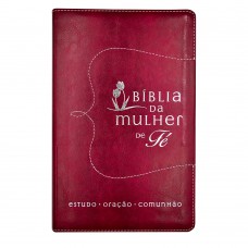 Bíblia da Mulher de Fé, NVI, Couro Soft, Vermelho Bíblia da Mulher de Fé, NVI, Couro Soft, Vermelho
