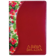 Bíblia dia a dia 2022 - Luxo - Flores brilho / liso vinho Bíblia dia a dia 2022 - Luxo - Flores brilho / liso vinho